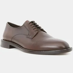 New Geox Derbies en Cuir Premium Artenova marron foncé