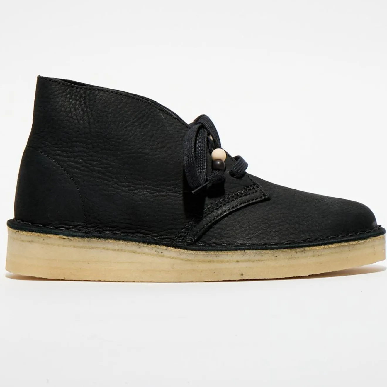 Online Clarks Desert boots en Velours de Cuir Coal noires