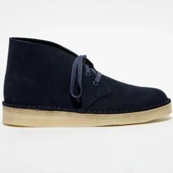 Best Clarks Desert boots en Velours de Cuir Coal marine