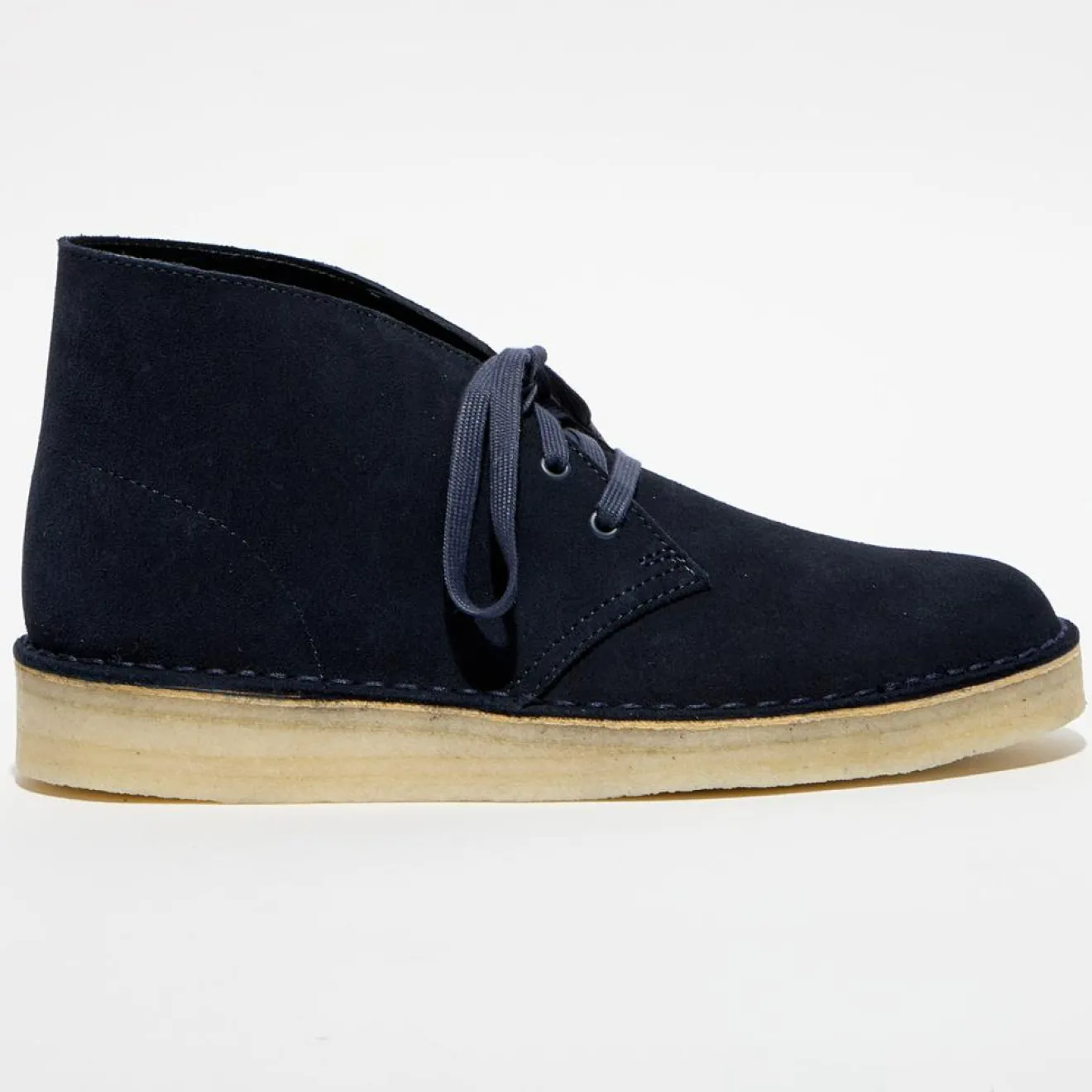 Best Clarks Desert boots en Velours de Cuir Coal marine