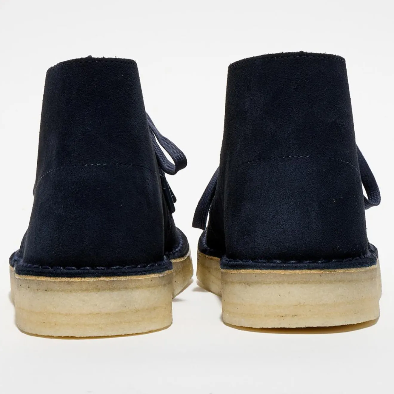 Best Clarks Desert boots en Velours de Cuir Coal marine