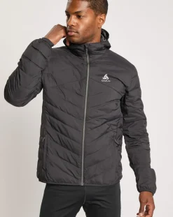 Homme Odlo Doudoune à capuche isolante N-Thermic Warm Helena noire