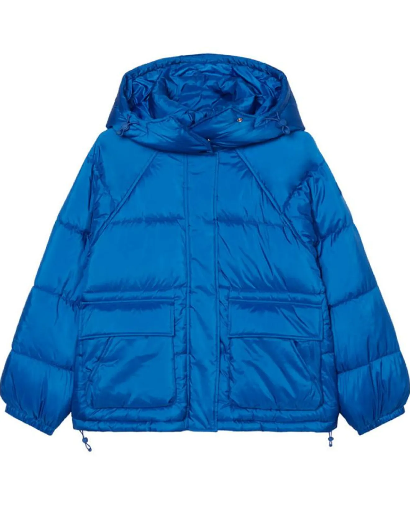 Femme Marc O'Polo Doudoune à capuche Puffer bleue