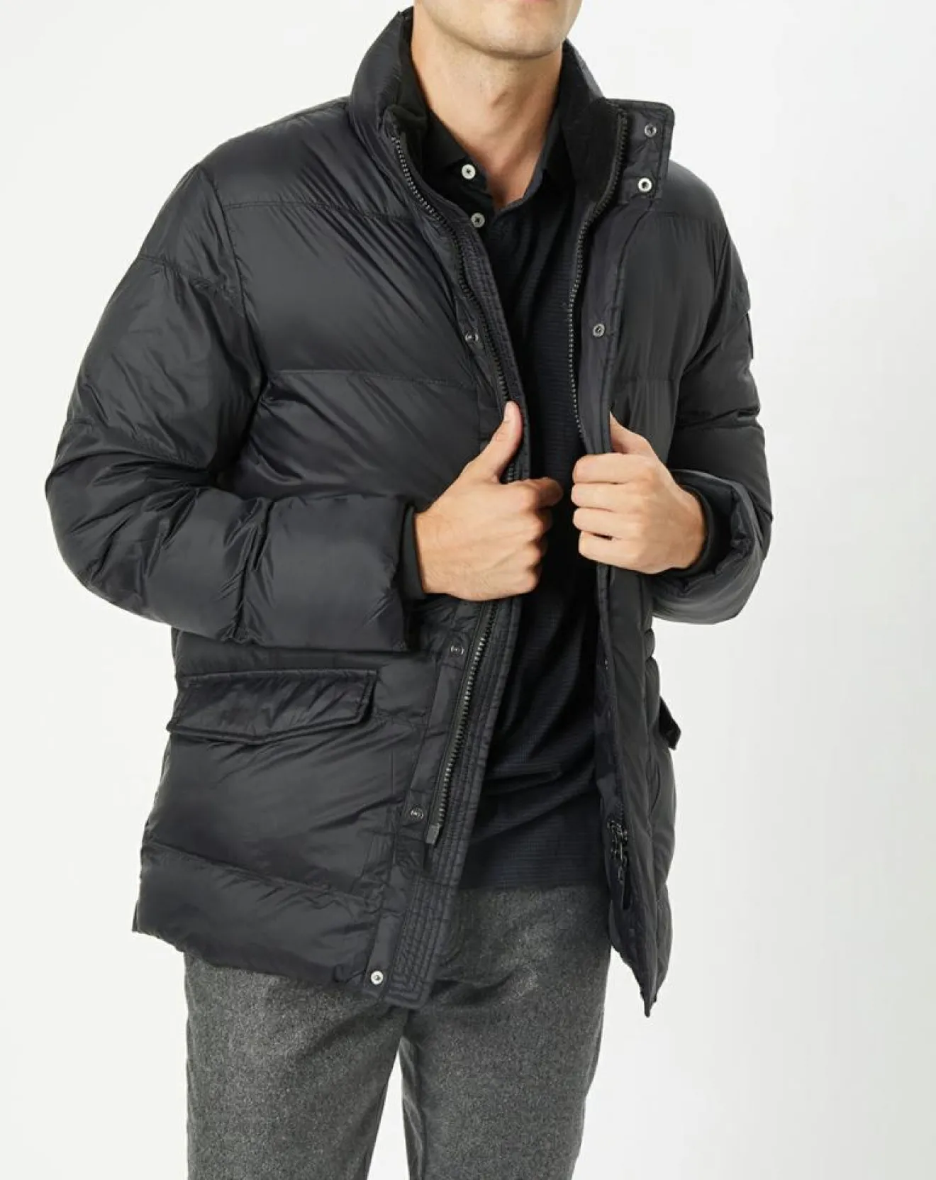 Homme Hackett London Doudoune 3/4 noire