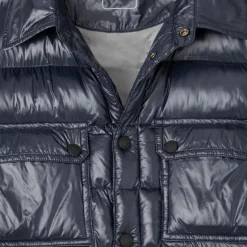 Homme Hackett London Doudoune Aston Martin Racing Shiny bleue