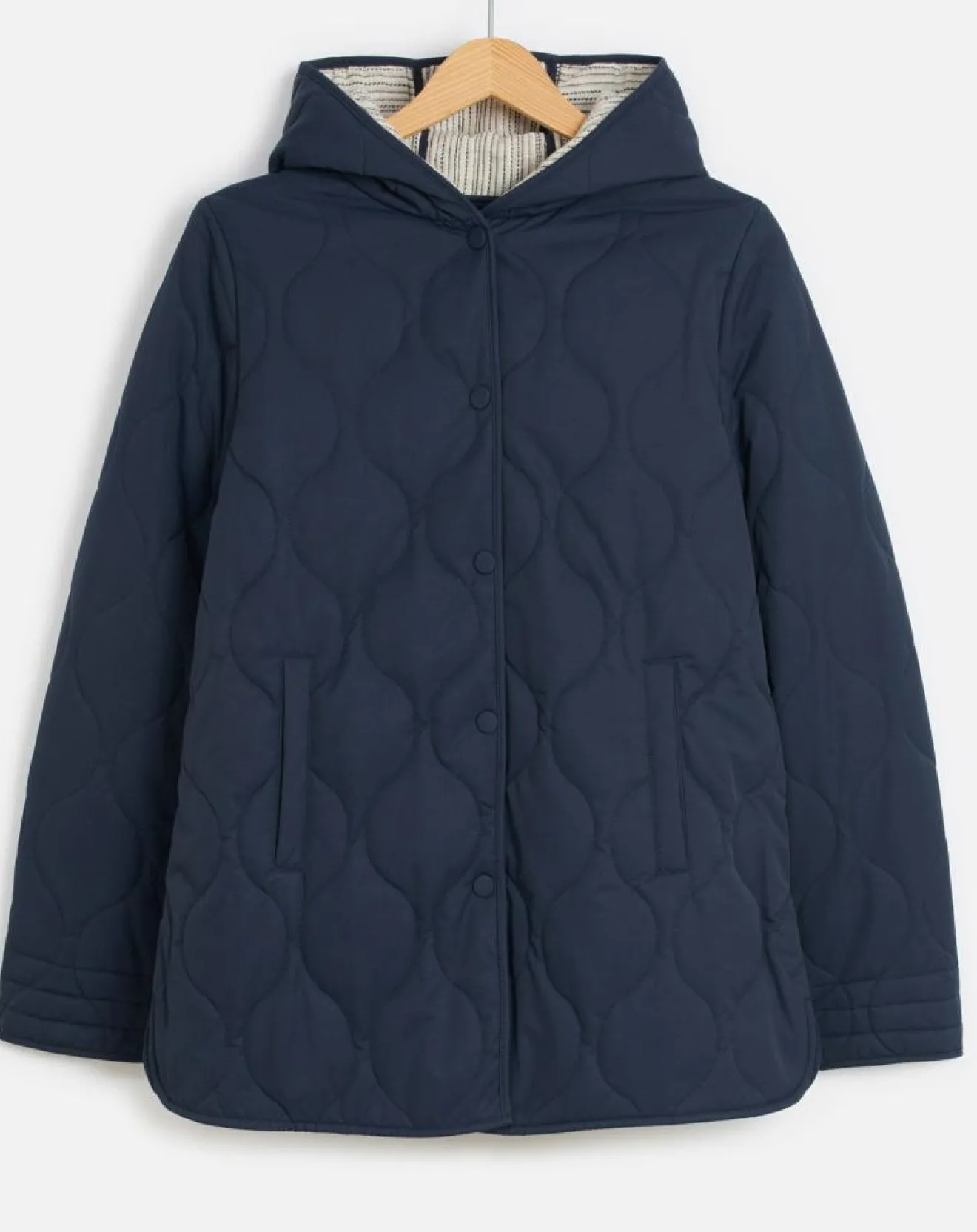 Femme Caroll Doudoune Bali bleu marine