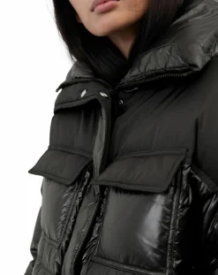 Femme Marc O'Polo Doudoune bimatière Colh noire