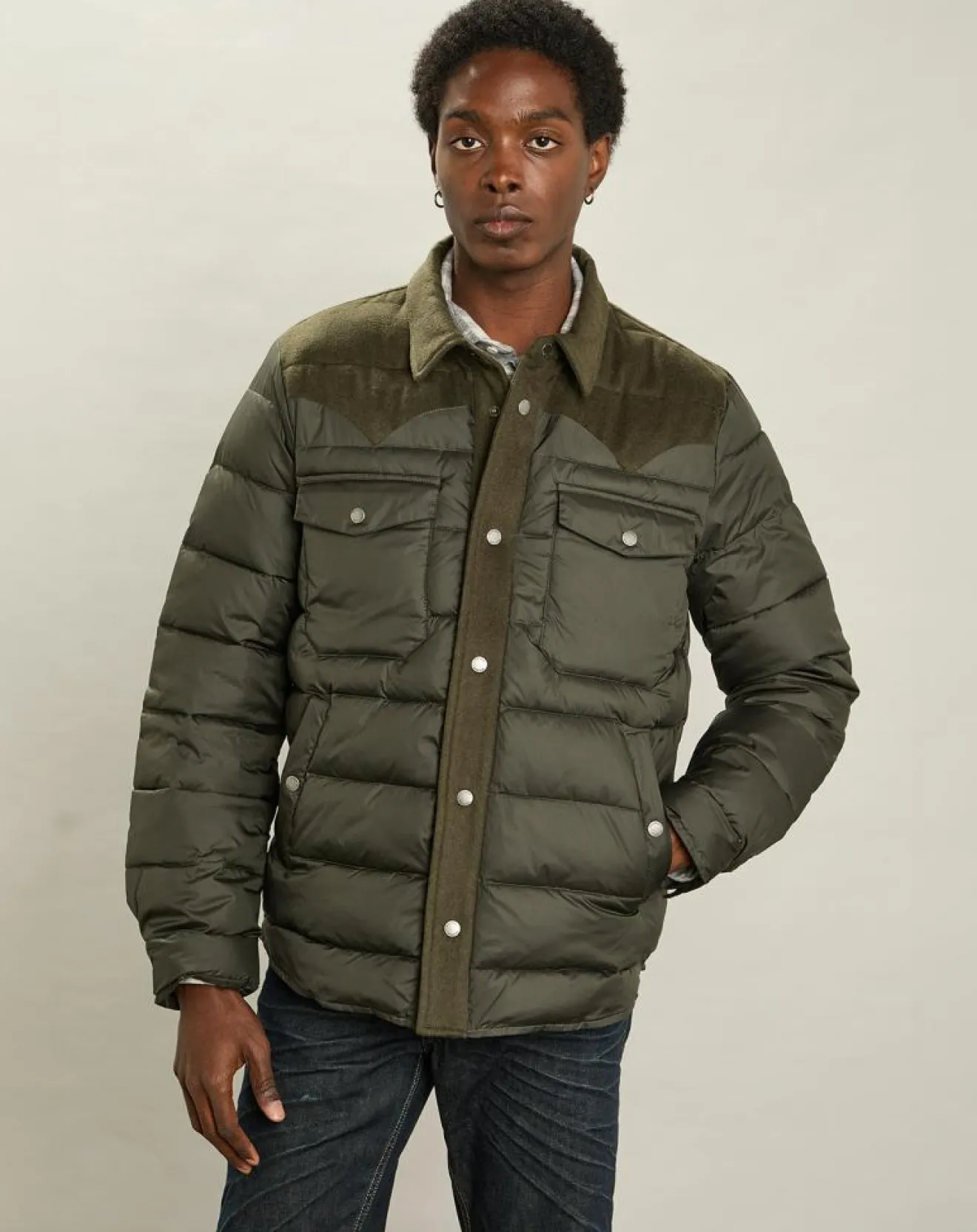 Outlet Hartford Doudoune Canard bronze