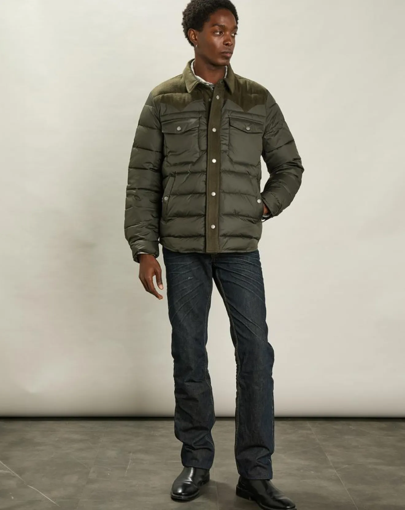 Outlet Hartford Doudoune Canard bronze