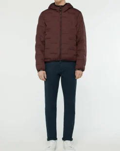 Discount Replay Doudoune Classic Logo bordeaux