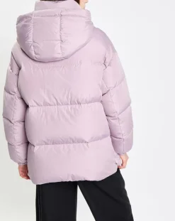 Femme Marc O'Polo Doudoune courte à capuche violet clair