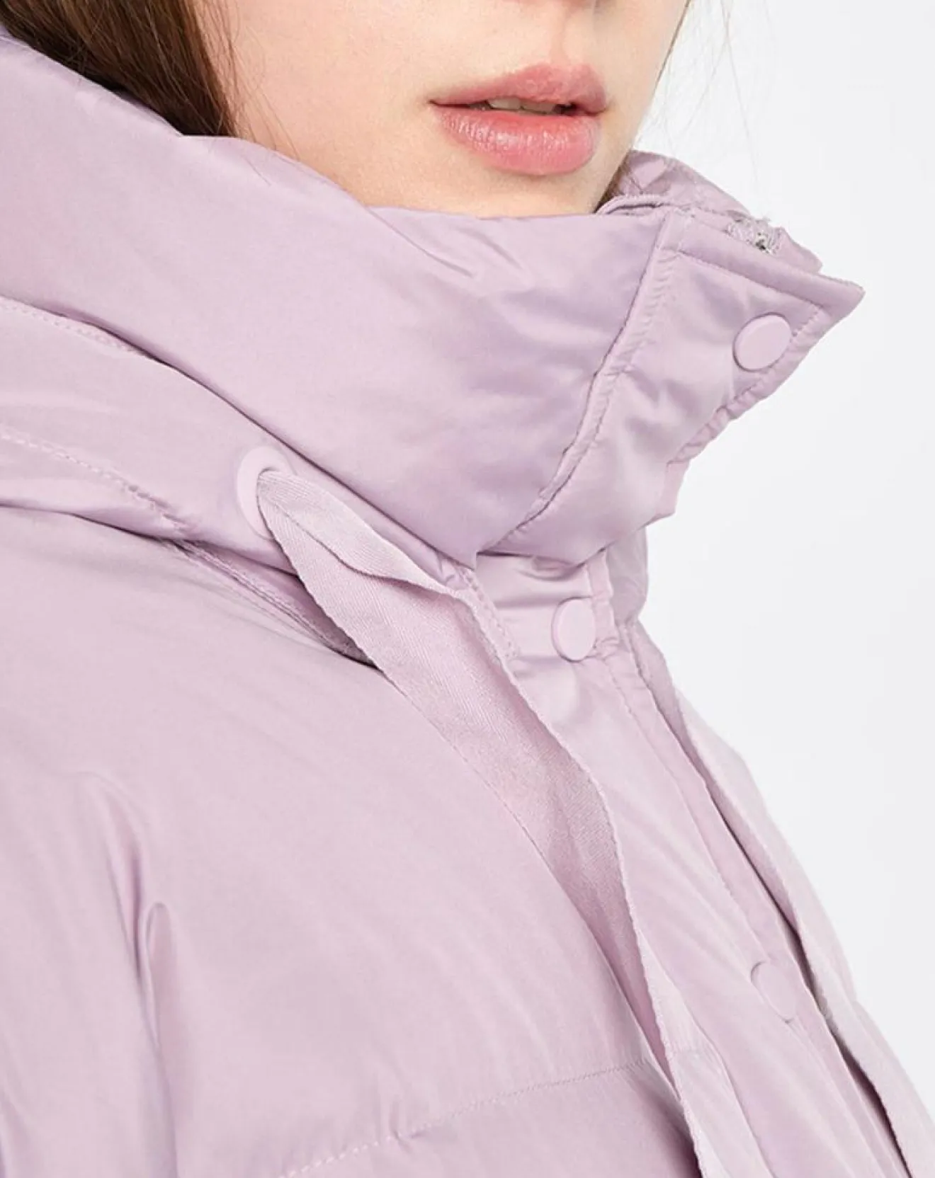 Femme Marc O'Polo Doudoune courte à capuche violet clair