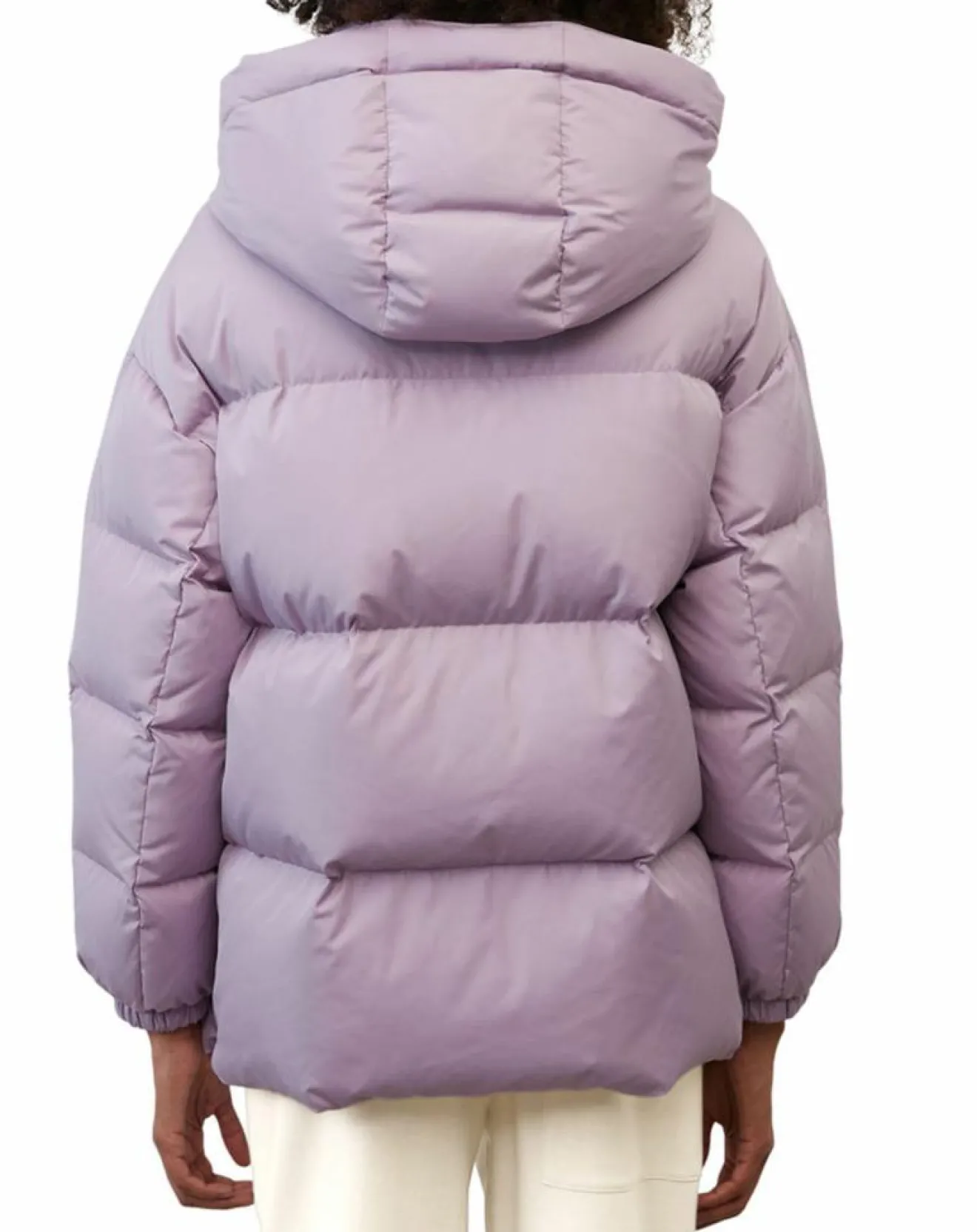 Femme Marc O'Polo Doudoune courte à capuche violet clair