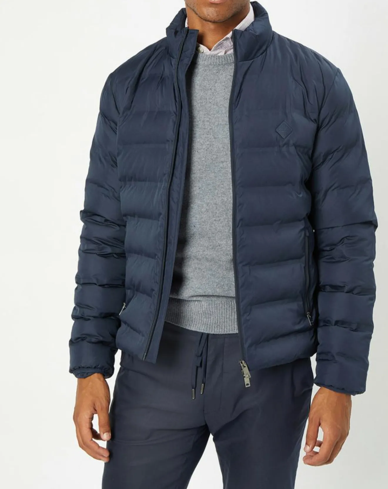Online Hackett London Doudoune Gfg unie bleu foncé