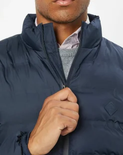 Online Hackett London Doudoune Gfg unie bleu foncé