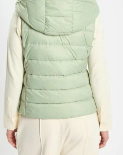 Femme Marc O'Polo Doudoune Light sans manches vert clair