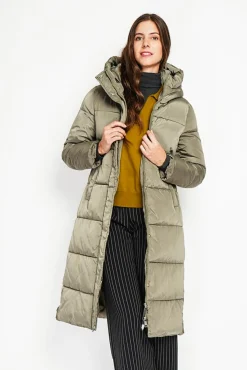 Femme Assuili Doudoune longue kaki