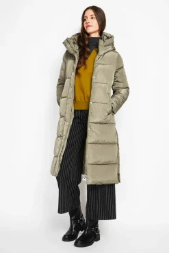 Femme Assuili Doudoune longue kaki