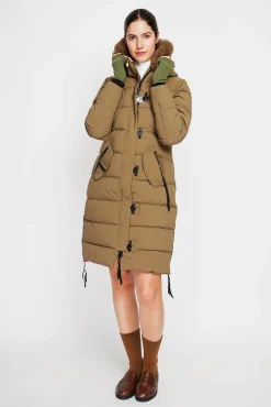 Femme Assuili Doudoune longue marron