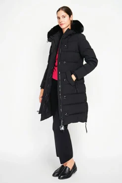 Femme Assuili Doudoune longue noire