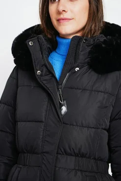 Clearance Assuili Doudoune longue noire