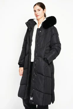 Femme Assuili Doudoune longue noire