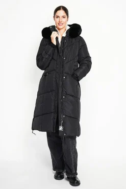Femme Assuili Doudoune longue noire