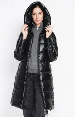 Femme Assuili Doudoune longue noire