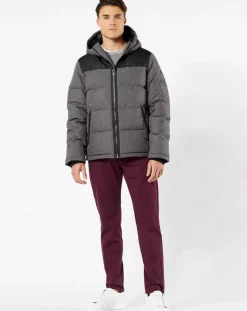 Homme Dockers Doudoune Mix Media Hoody grise