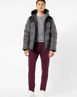 Homme Dockers Doudoune Mix Media Hoody grise