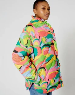 Sale Manoush Doudoune Purple fluo