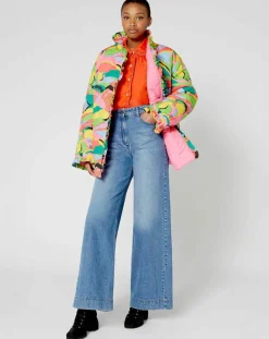 Sale Manoush Doudoune Purple fluo