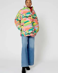 Sale Manoush Doudoune Purple fluo