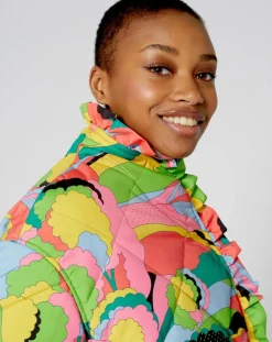 Sale Manoush Doudoune Purple fluo