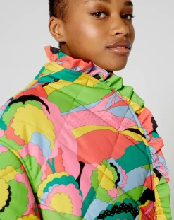 Sale Manoush Doudoune Purple fluo