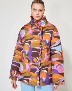 Outlet Manoush Doudoune Purple marron