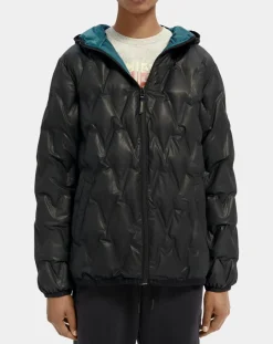 Homme Scotch & Soda Doudoune rembourrage repreve noire