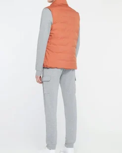 Homme Hackett London Doudoune Réversible gris/rouille