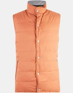 Homme Hackett London Doudoune Réversible gris/rouille