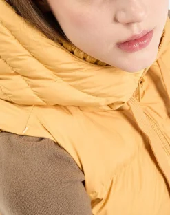 Clearance Marc O'Polo Doudoune sans manches à capuche jaune