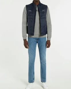 Discount Hackett London Doudoune sans manches Aston Martin Racing bleue