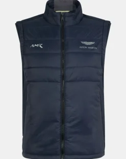 Discount Hackett London Doudoune sans manches Aston Martin Racing bleue