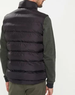 Outlet Hackett London Doudoune sans manches Aston Martin Racing noire