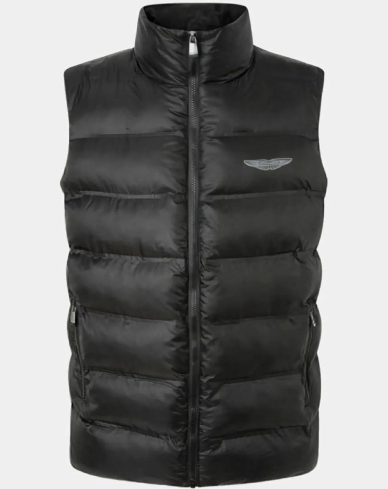 Outlet Hackett London Doudoune sans manches Aston Martin Racing noire