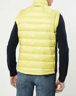 Sale Hackett London Doudoune sans manches Aston Martin Racing jaune clair