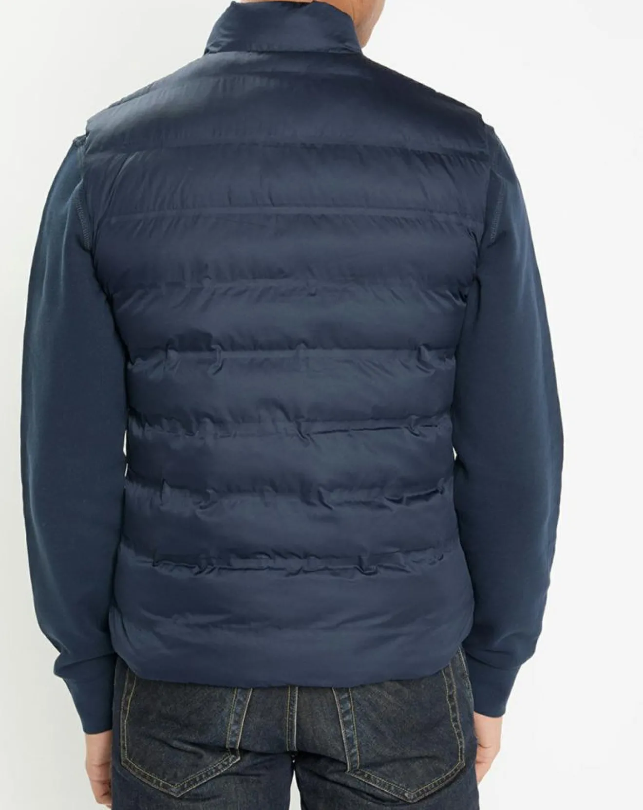 Homme Hackett London Doudoune sans manches bleu marine