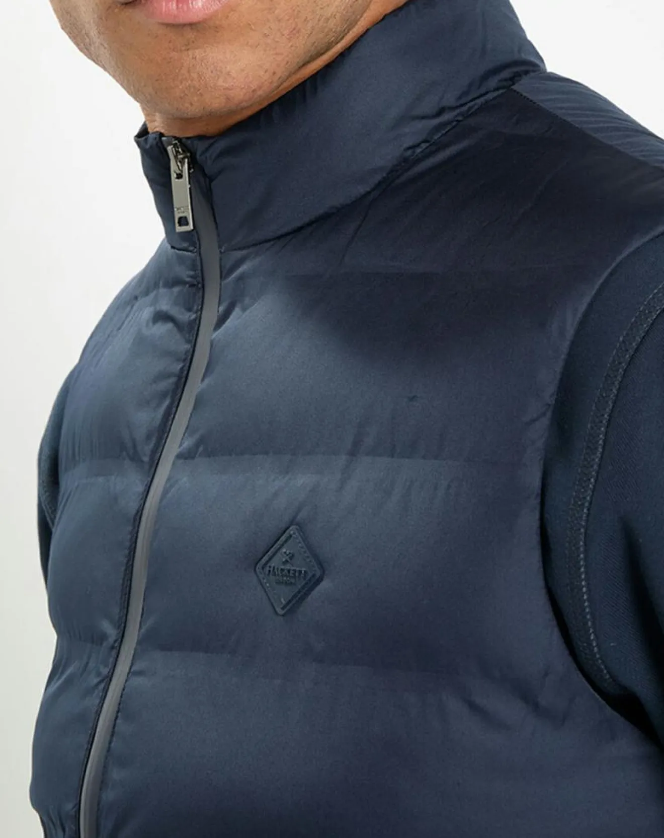 Homme Hackett London Doudoune sans manches bleu marine