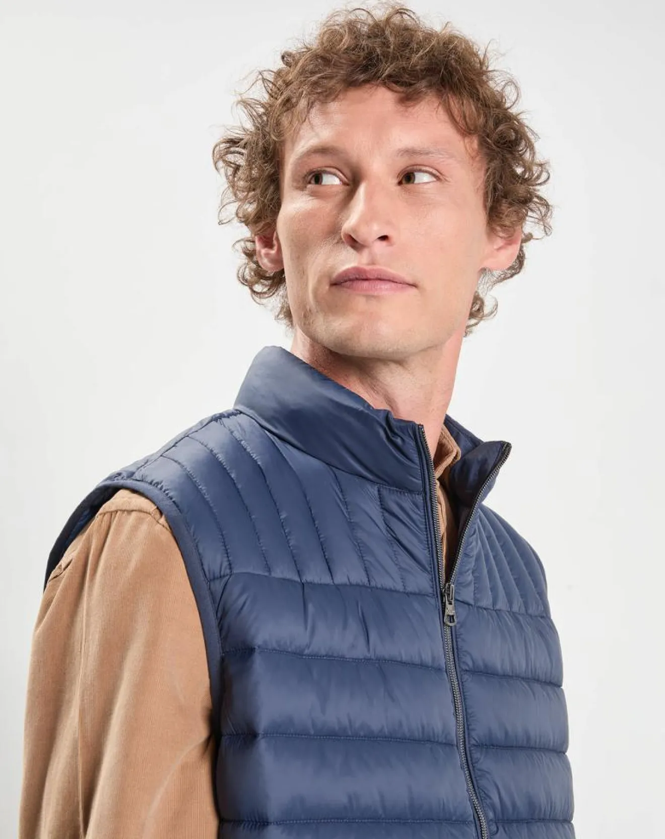 Sale Hackett London Doudoune sans manches bleu marine