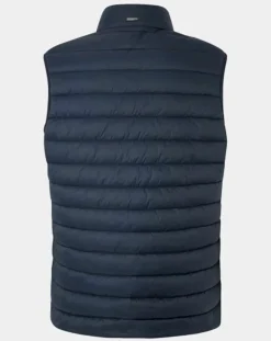 Sale Hackett London Doudoune sans manches bleu marine