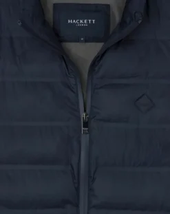 New Hackett London Doudoune sans manches bleu marine